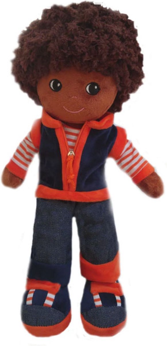 Pop zachte lappenpop Avery Jongen 35 cm