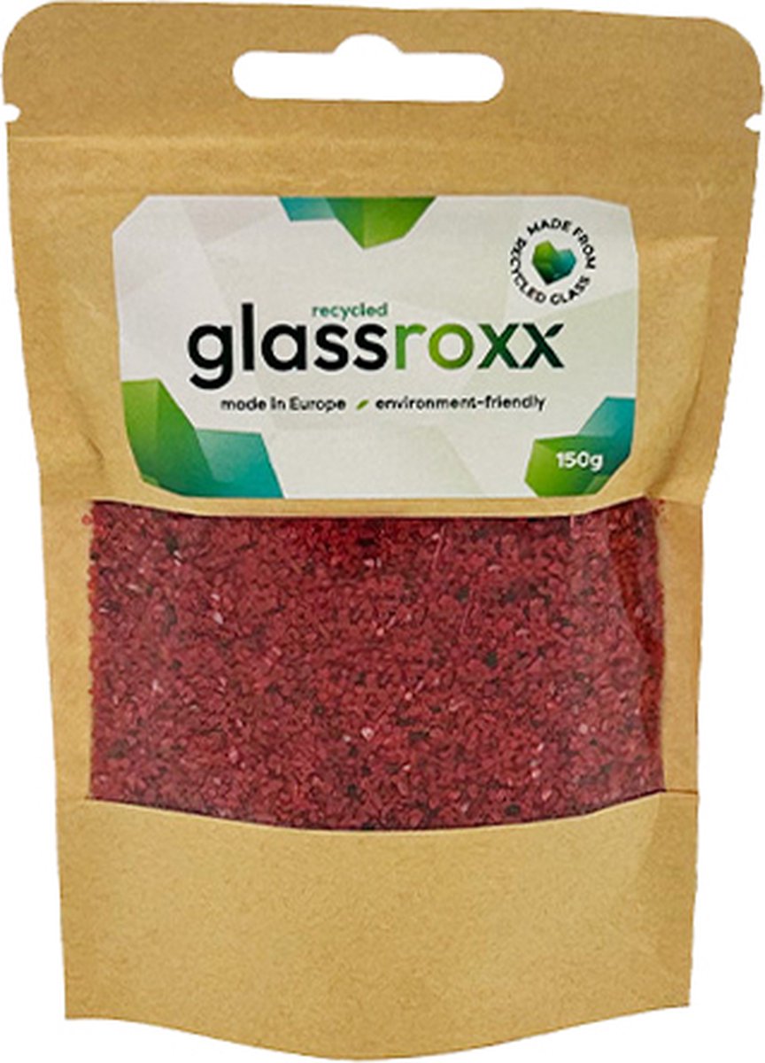 GlassRoxx Extra Small Verkeersrood zakje 150gr