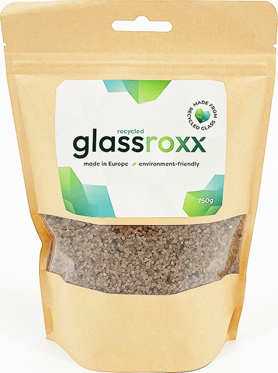 GlassRoxx Small Bleekbruin zakje 750gr-RBJ