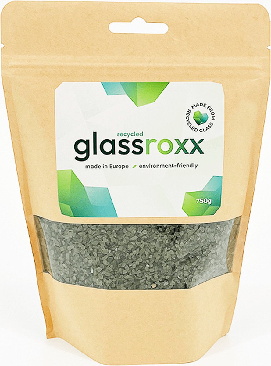 GlassRoxx Small Olijfgroen zakje 750gr-RBJ