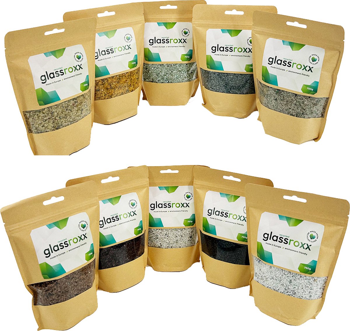 SET GlassRoxx 750gr S - Natural Collection