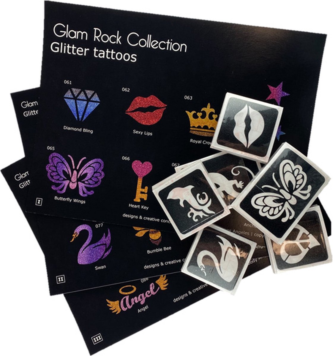 Best Of Glimmer Collection Glitter Tattoo Set