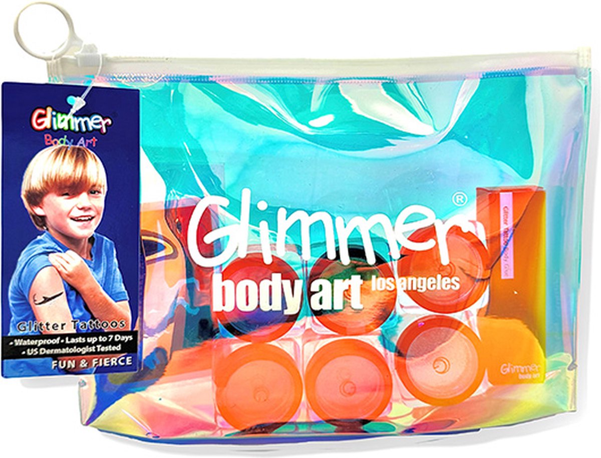 Glimmer Glitter Tattoo Kit Fun & Fierce