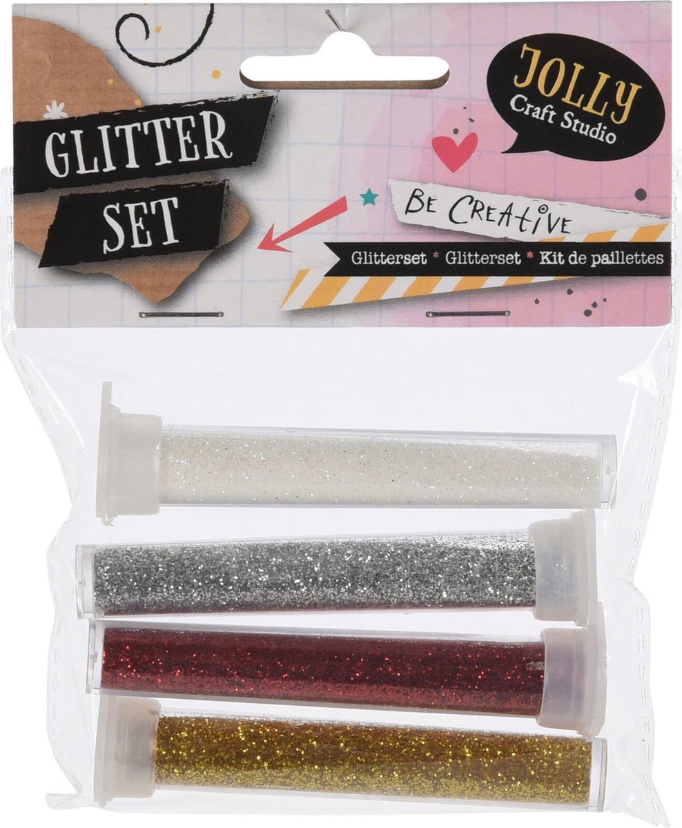 Glitters in Tube, 4st.