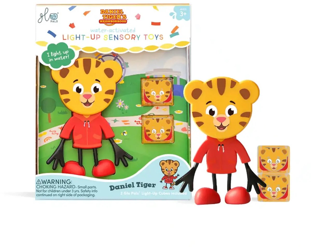 Glo Pals Character Daniel Tiger - Light-up cubes - Geel/oranje
