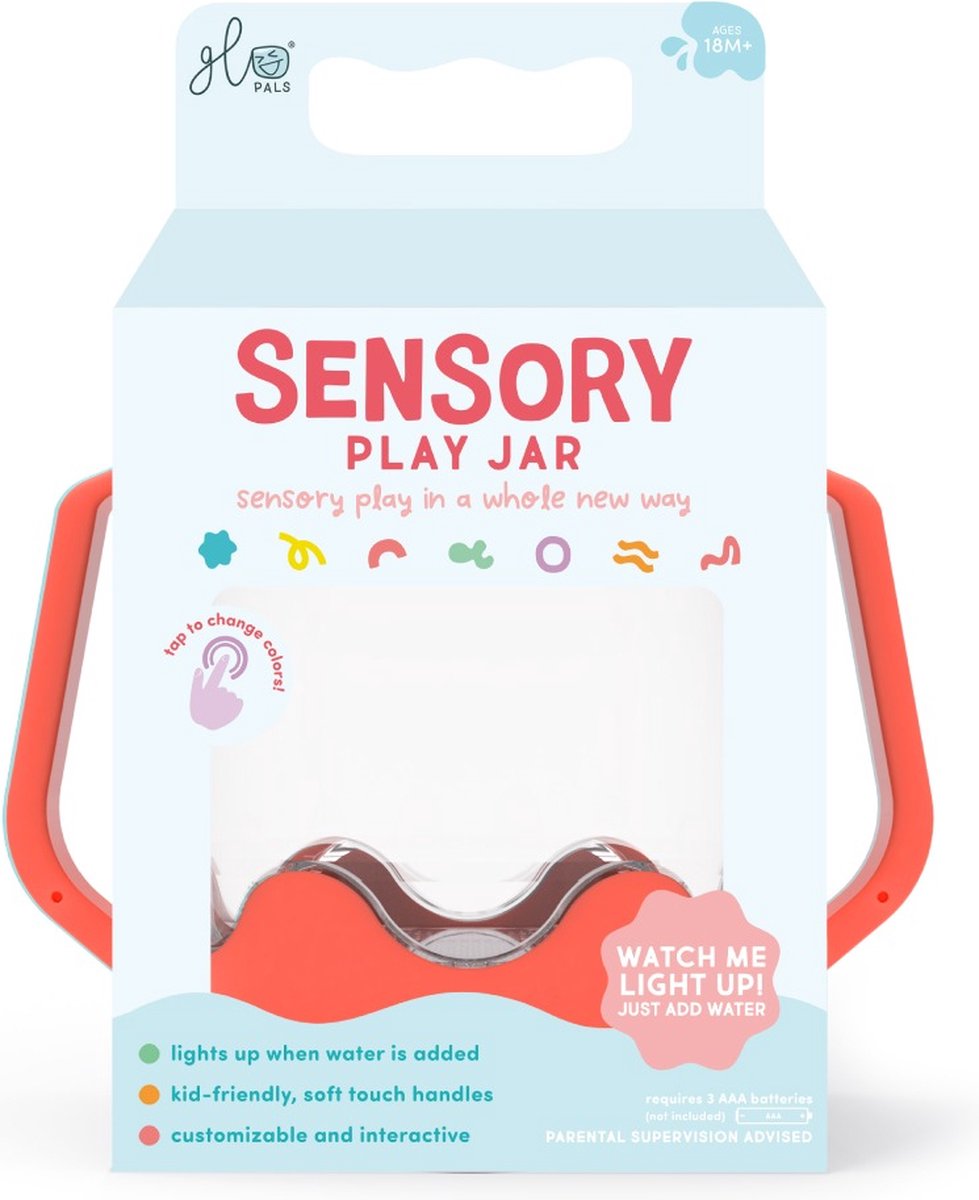Glo Pals Sensory Play Cup - Coral