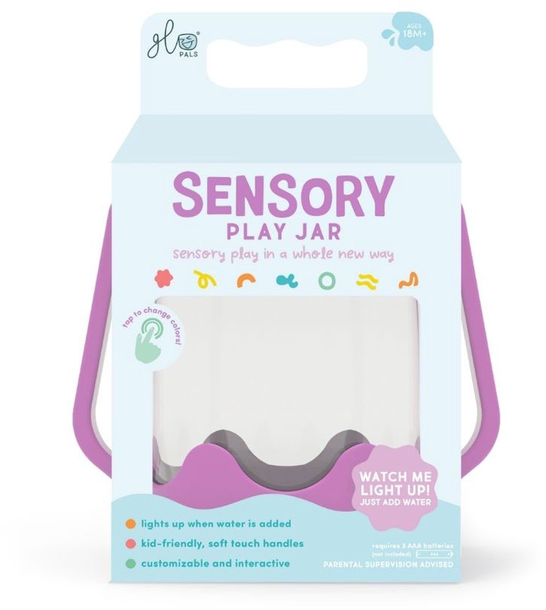 Glo Pals Sensory Play Cup - Paars