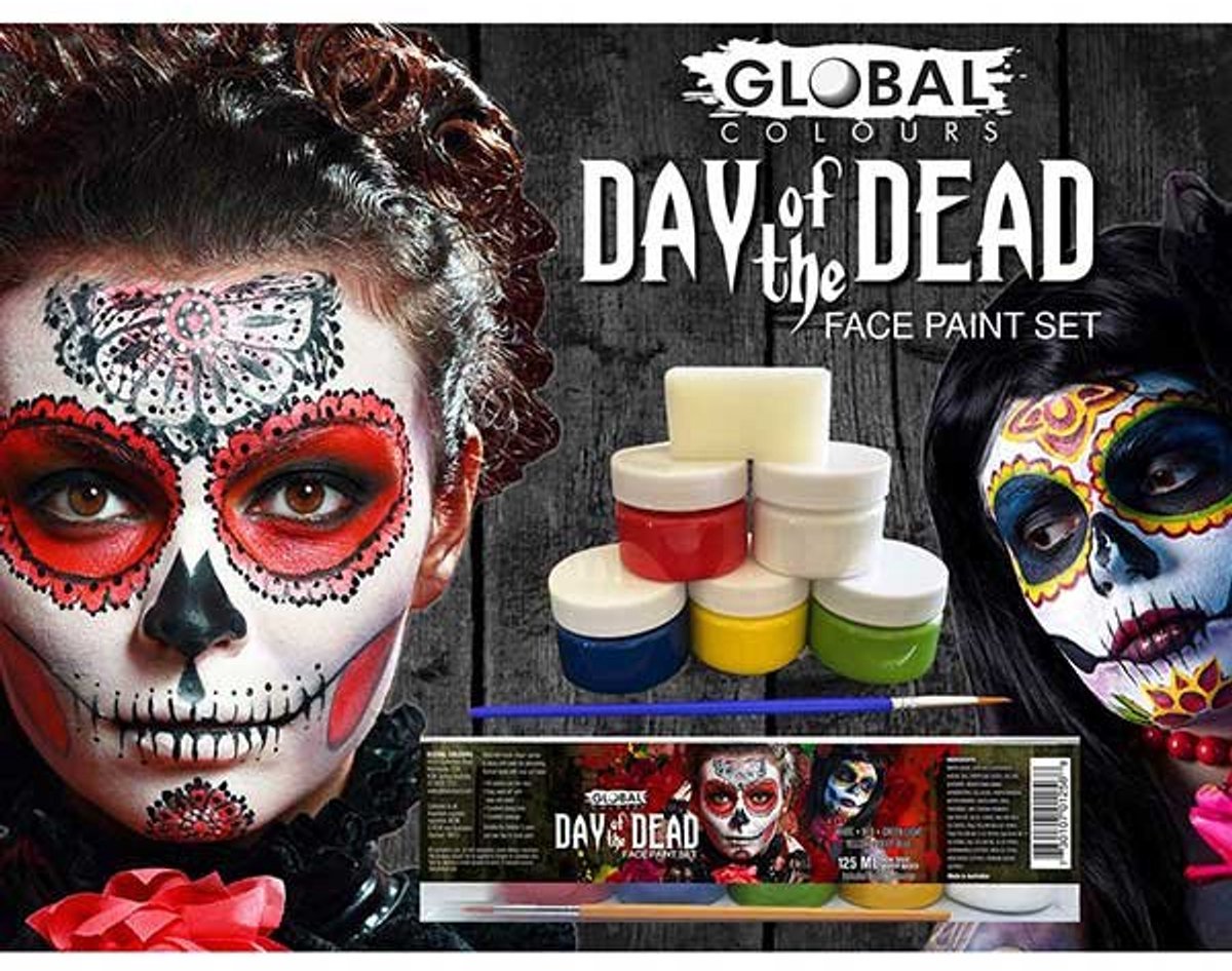 Day Of The Dead Vloeibare Schmink Set