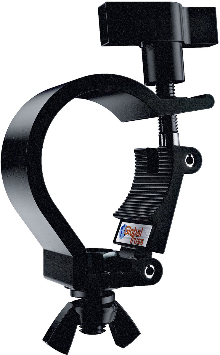 Global Truss Selflock Hook Mini Easy stage black - Half coupler