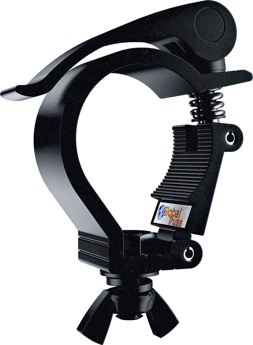 Global Truss Selflock Hook Mini Quick stage black - Half coupler