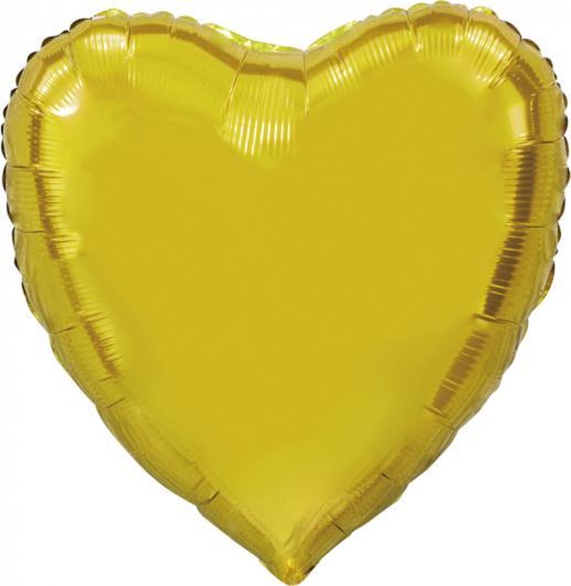 Folieballon Hart Goud XL 92cm
