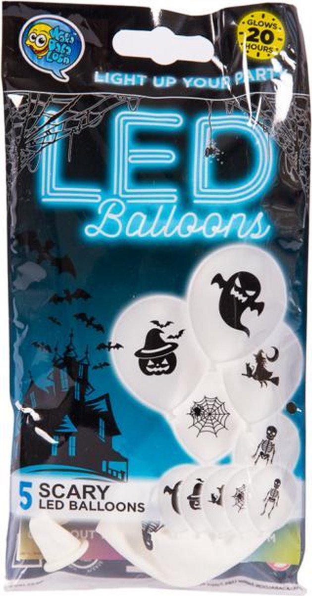 Halloween LED Ballonnen 10 stuks