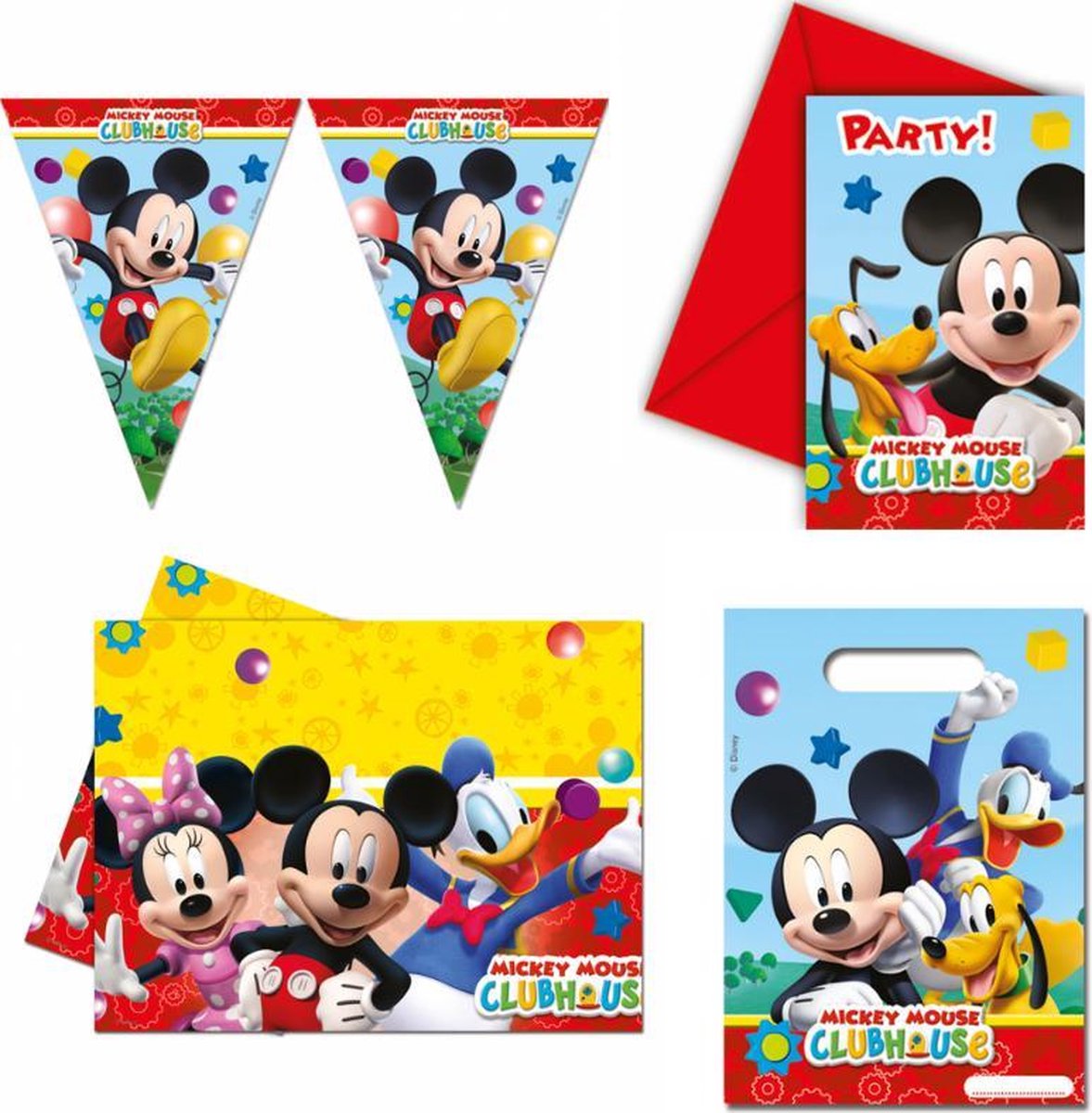 Mickey Mouse verjaardag versiering pakket small