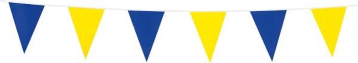 Globos Nordic Vlaggenlijn 3 M 10 X 15 Cm Polyetheen Blauw/geel