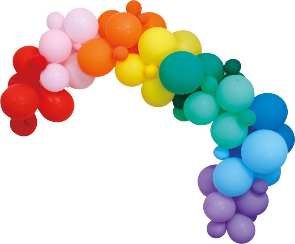Organic Balloon Deco Kit rainbow