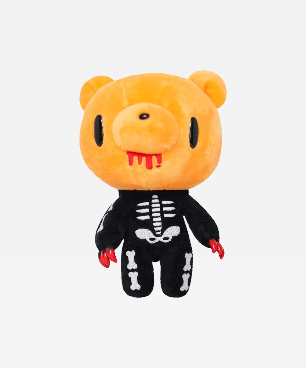 Gloomy Bear Skeleton knuffel