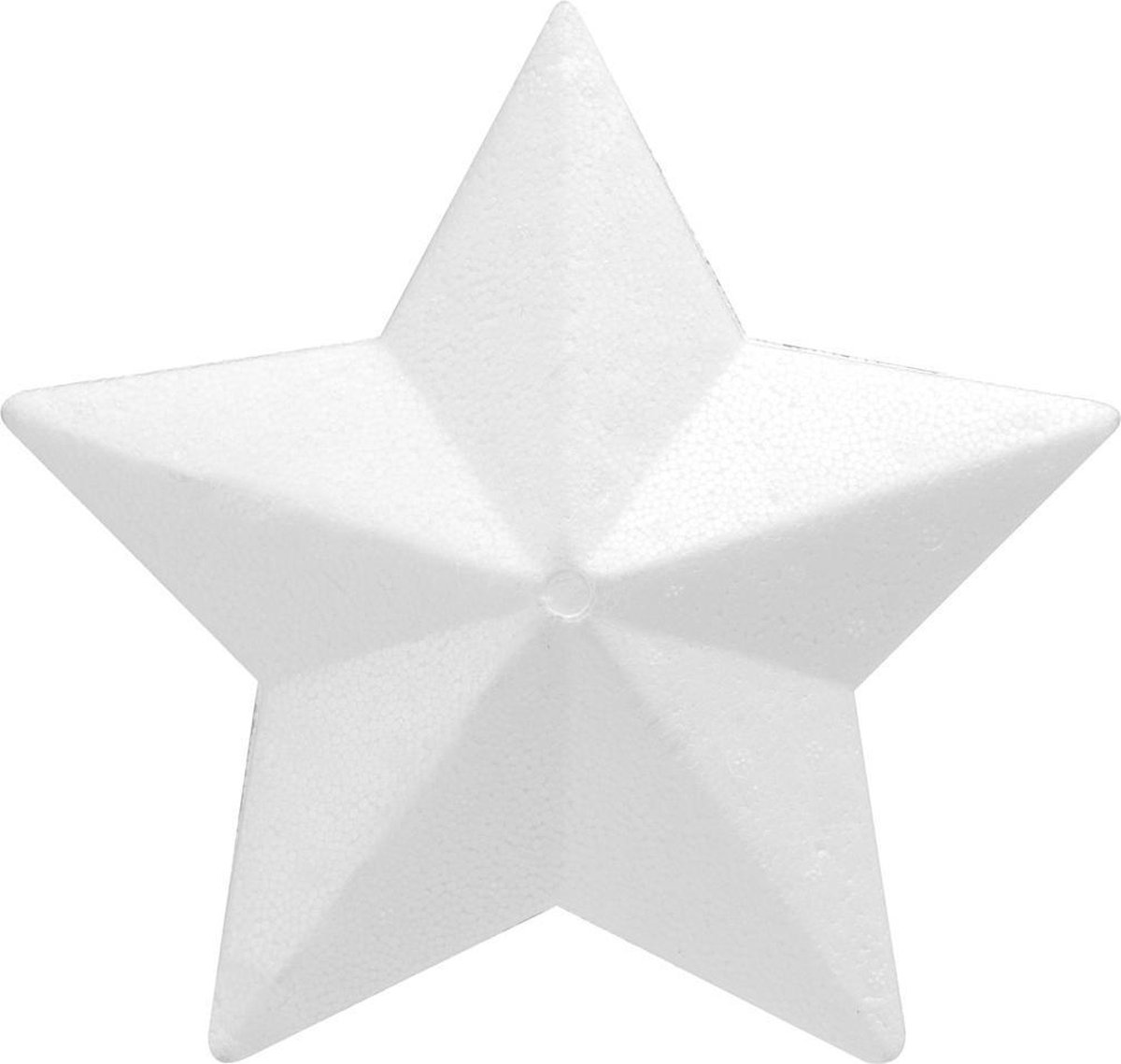 Piepschuim hobby knutselen vormen/figuren kerst ster van 25 cm