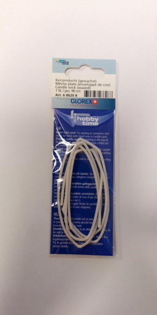 Glorex kaarsenlont 1stuk 90cm lang