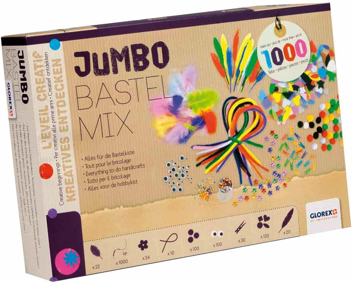 XXL knutsel accessoires mix Jumbo, 1000-delig!