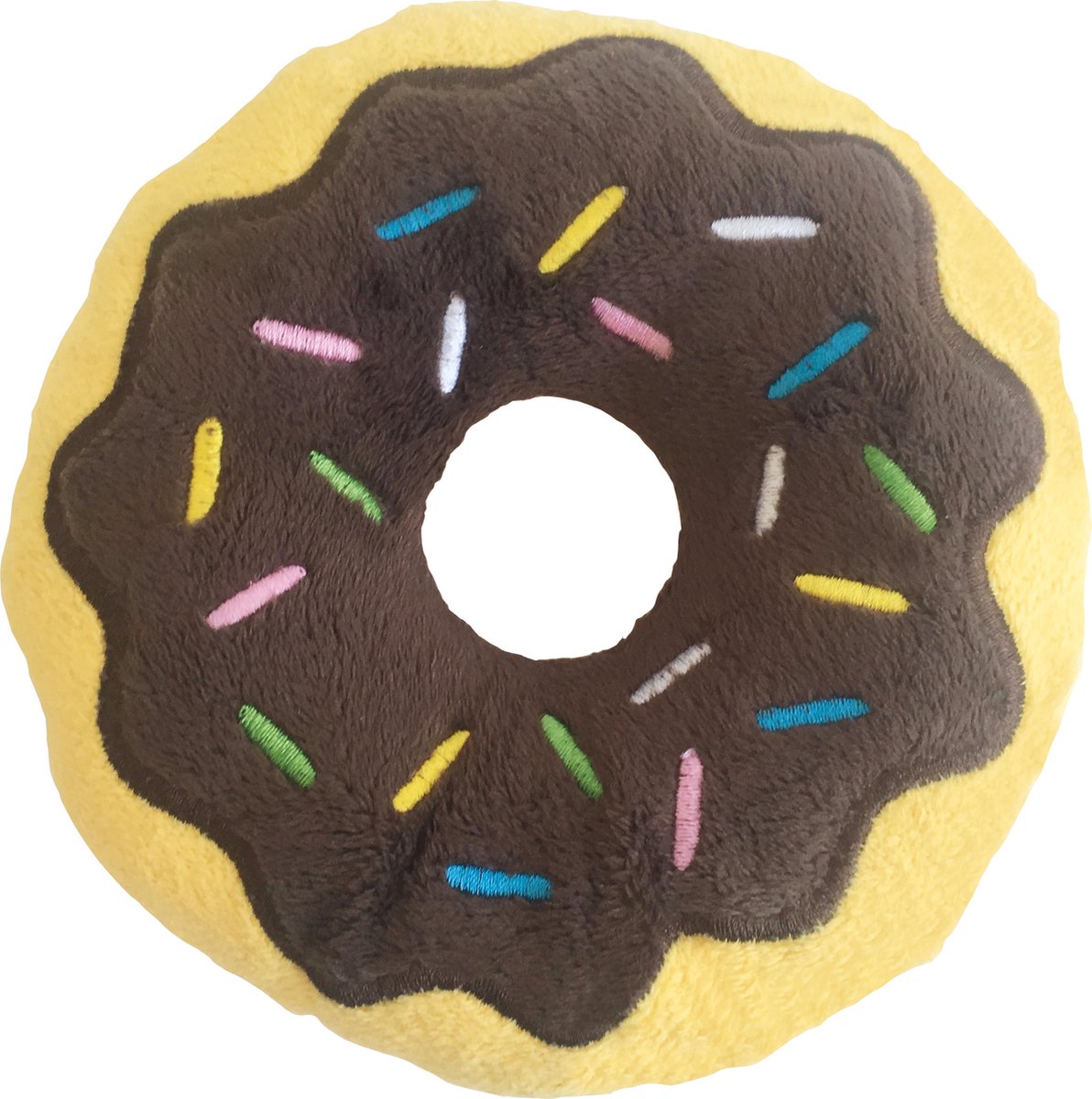 Soft toy for dogs Gloria 3 x 5 x 14 cm Chocolate Donut Brown