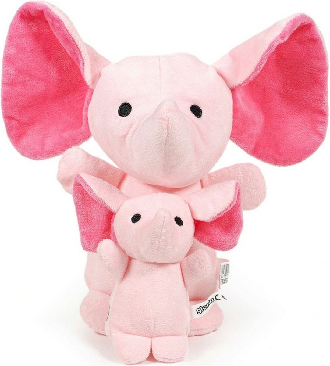 Soft toy for dogs Gloria Hoa 20 cm Pink Elephant