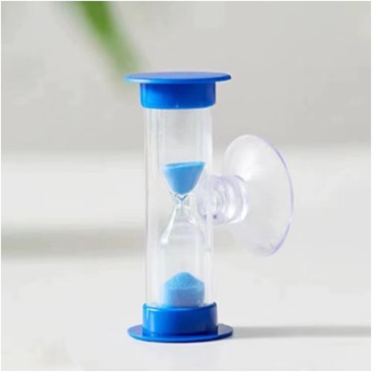 Go Go Gadget - 2-minuten Zandloper - met zuignap - Blauw