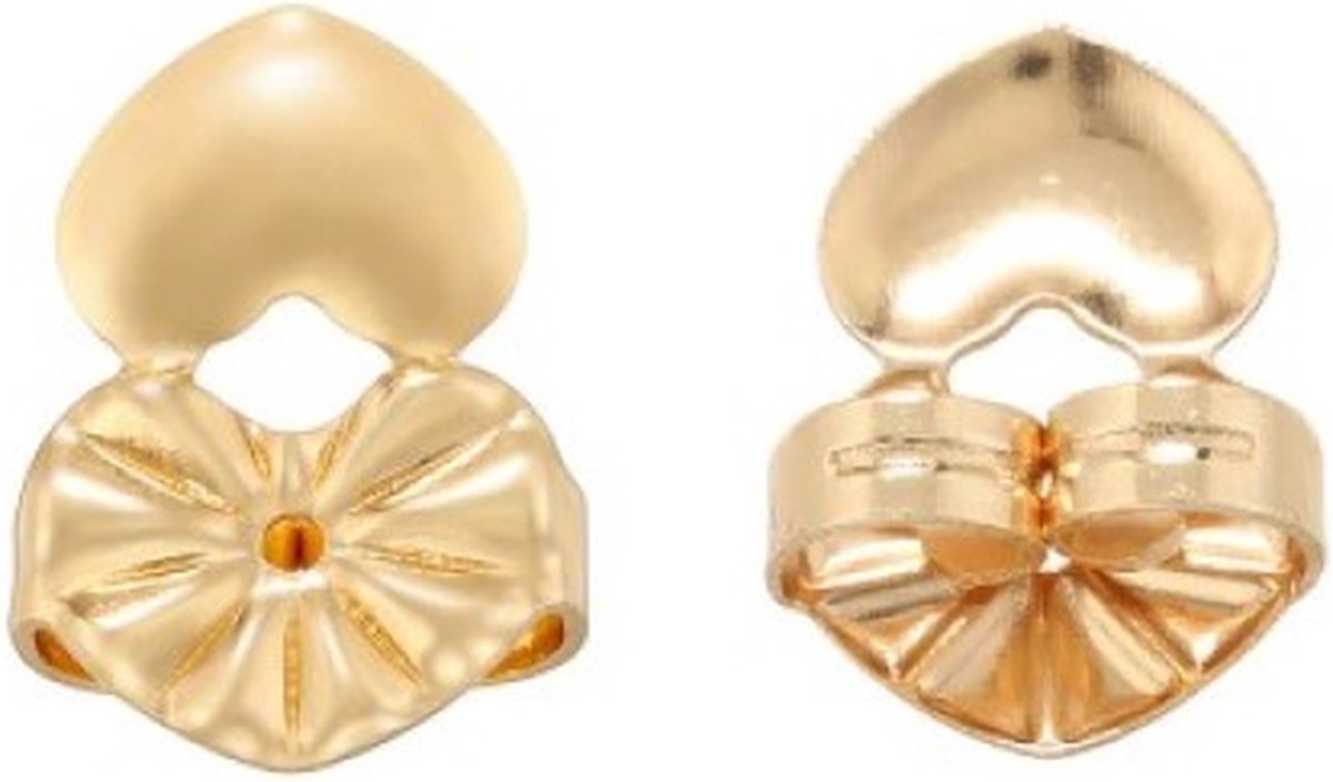   - Oorbel Correctors - Hartvorm - Set van 2 stuks - Goudkleurig