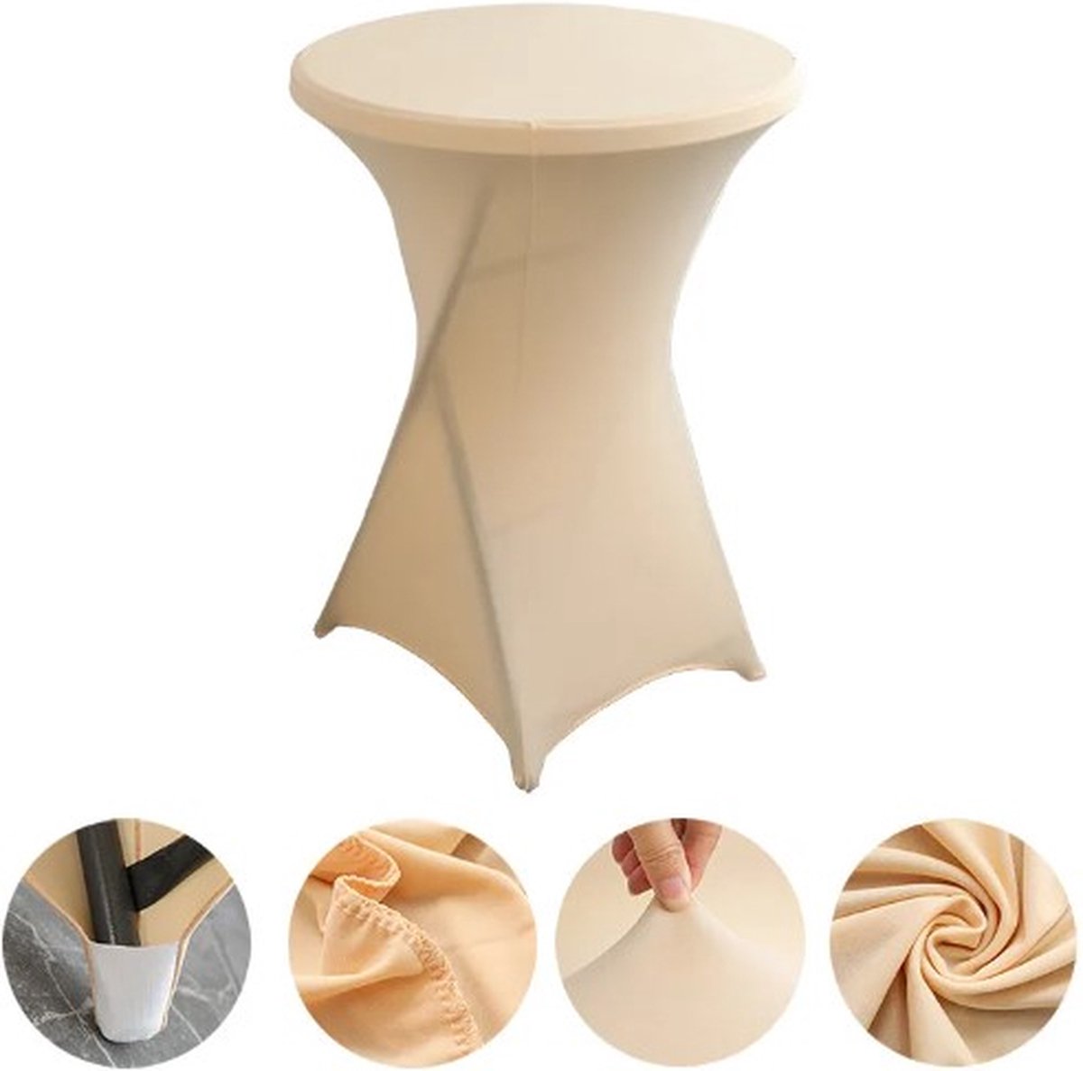 Go Go Gadget - Statafelhoes - Statafelrok - Statafel - Stretch - 80cm - Beige