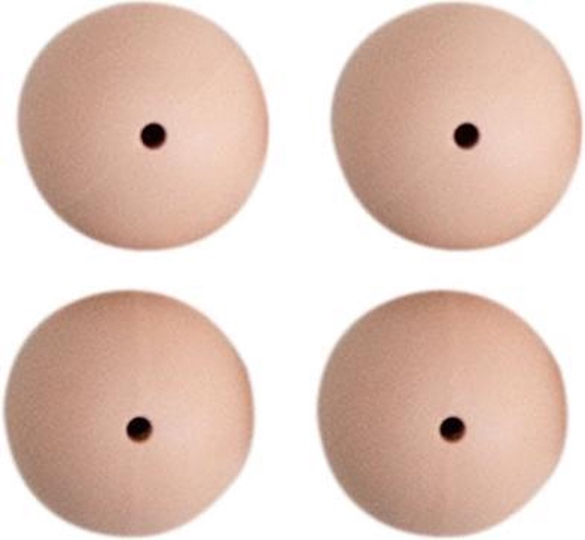 Go Handmade Siliconen Kralen 4 Stuks 27 Vanilla