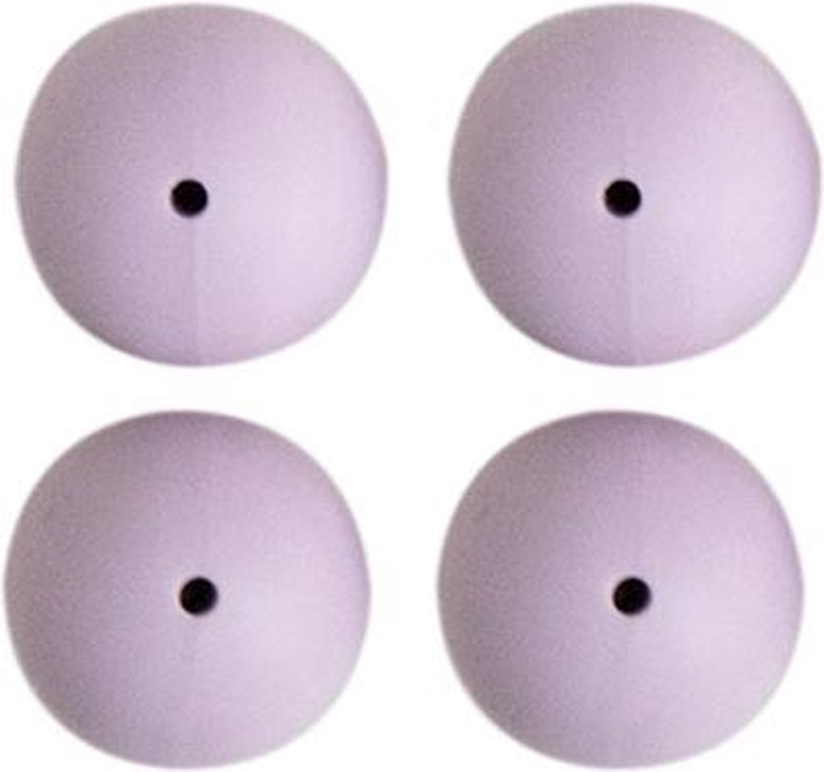 Go Handmade Siliconen Kralen 4 Stuks 31 Lavender