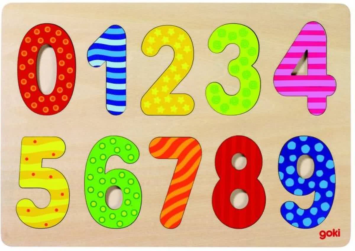   0-9 getallen puzzel 10-delig