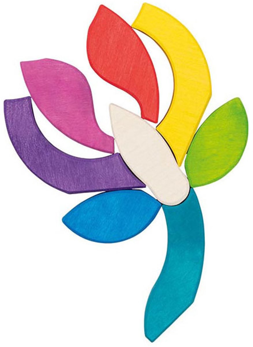 Goki Houten Bouwstenen Vlinder Mariposa, 11dlg.