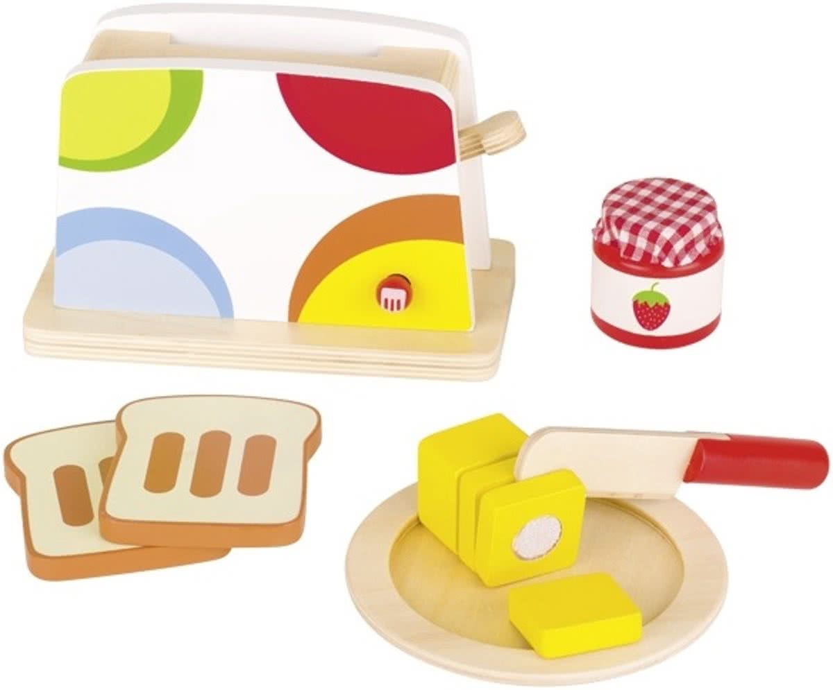   Houten Broodrooster Set 10-delig