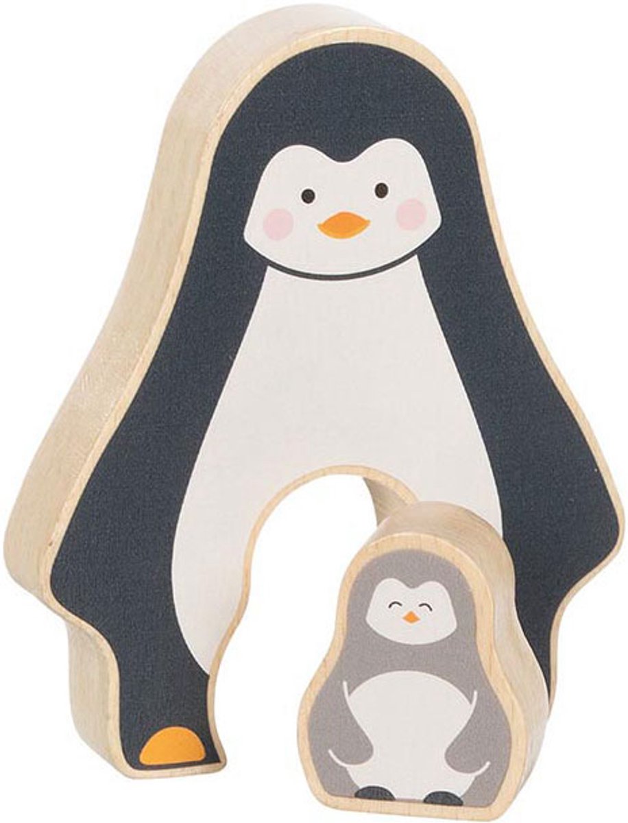 Goki Houten Puzzel Staand Pinguïnt, 2st.