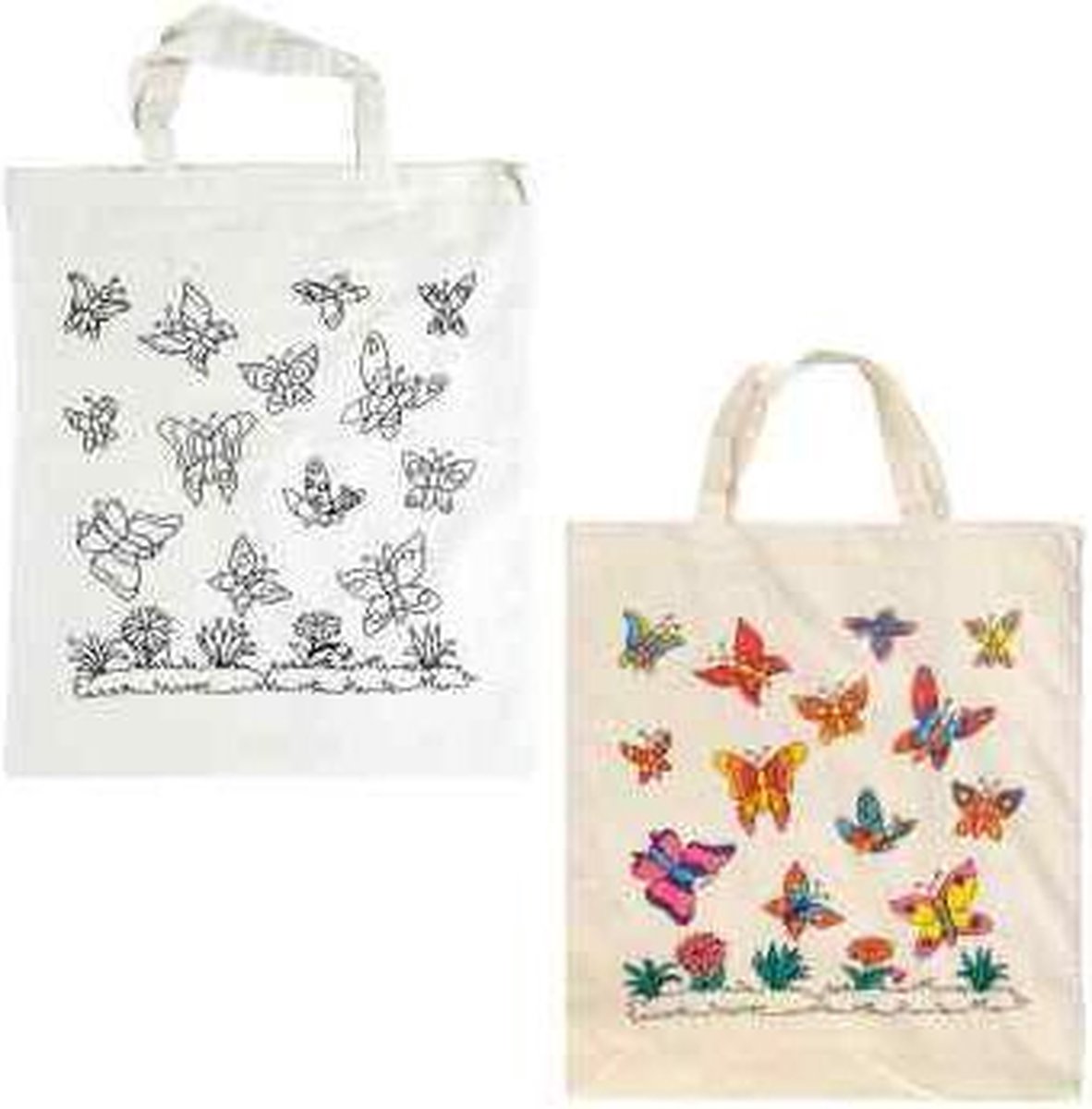 Goki Katoenen Tas - Vlinder