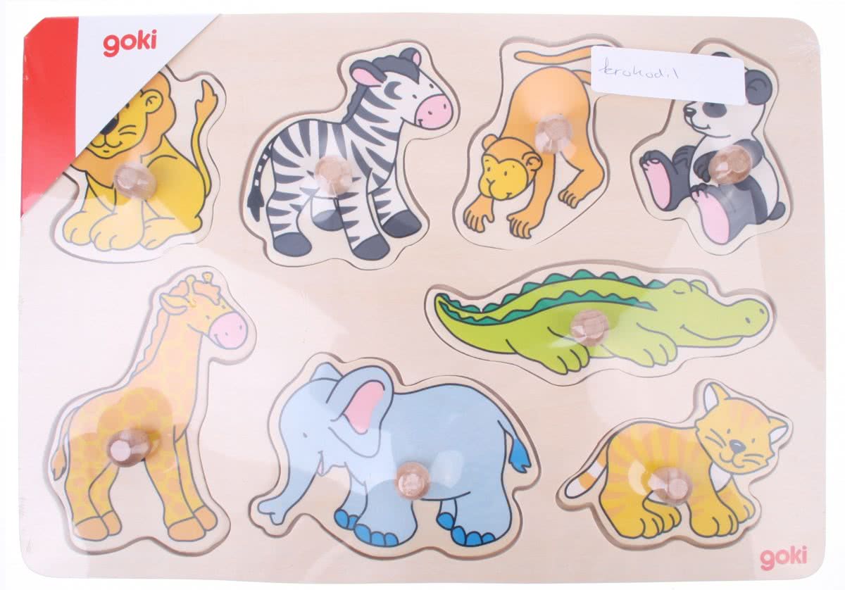   Knopjespuzzel Wilde Dieren