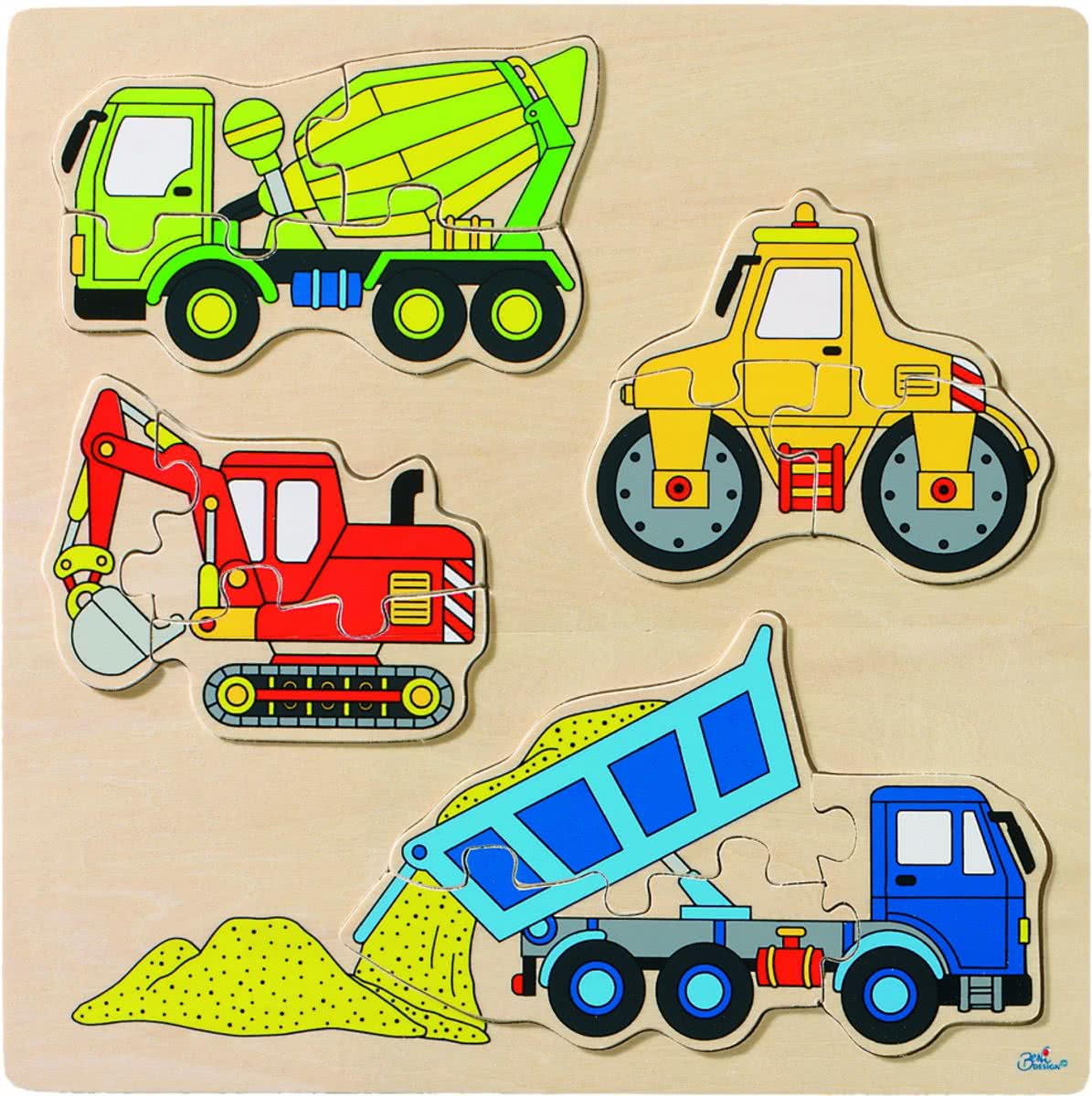 Goki Puzzel Werfvoertuigen