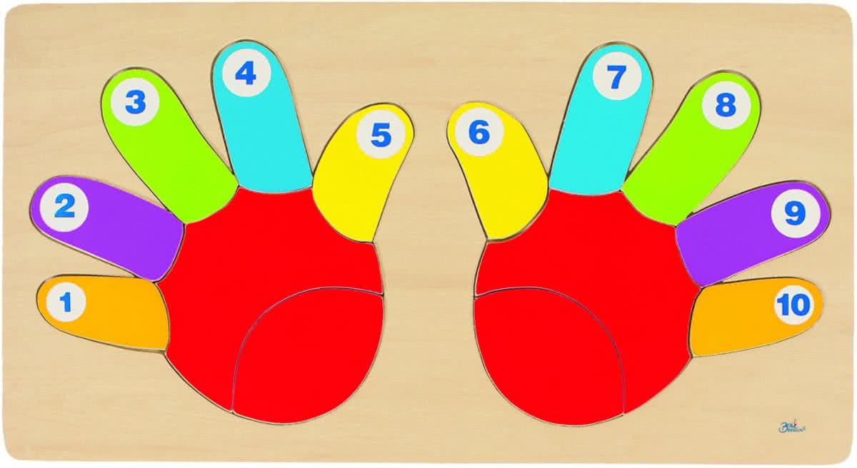   Puzzel vingers tellen 14-delig