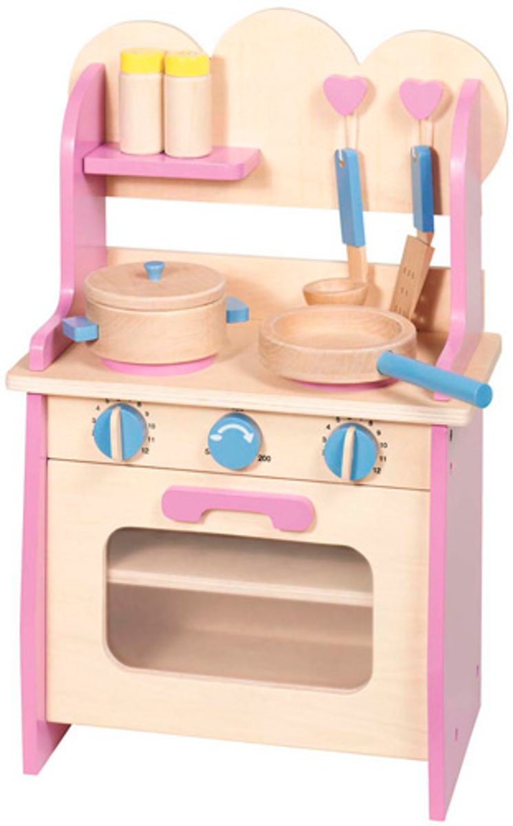 Goki Speelkeuken 7dlg Roze