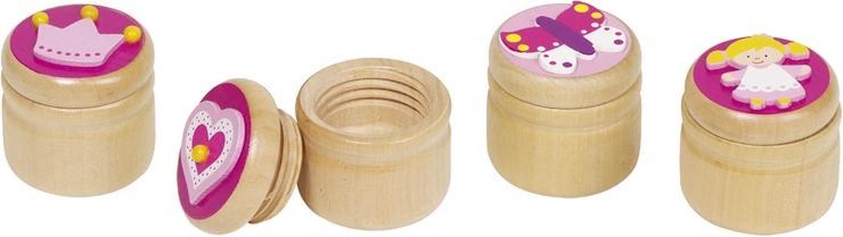 Goki Tandendoosje met Roze Deksel