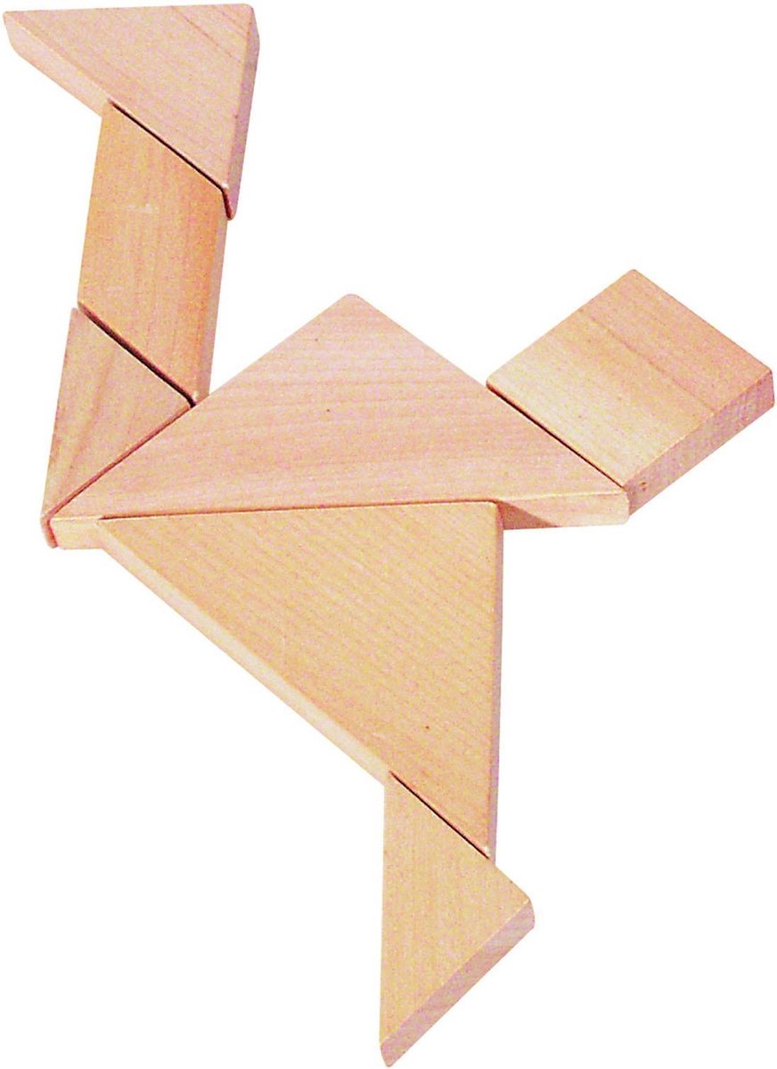   Tangram hout: 7-delig 2