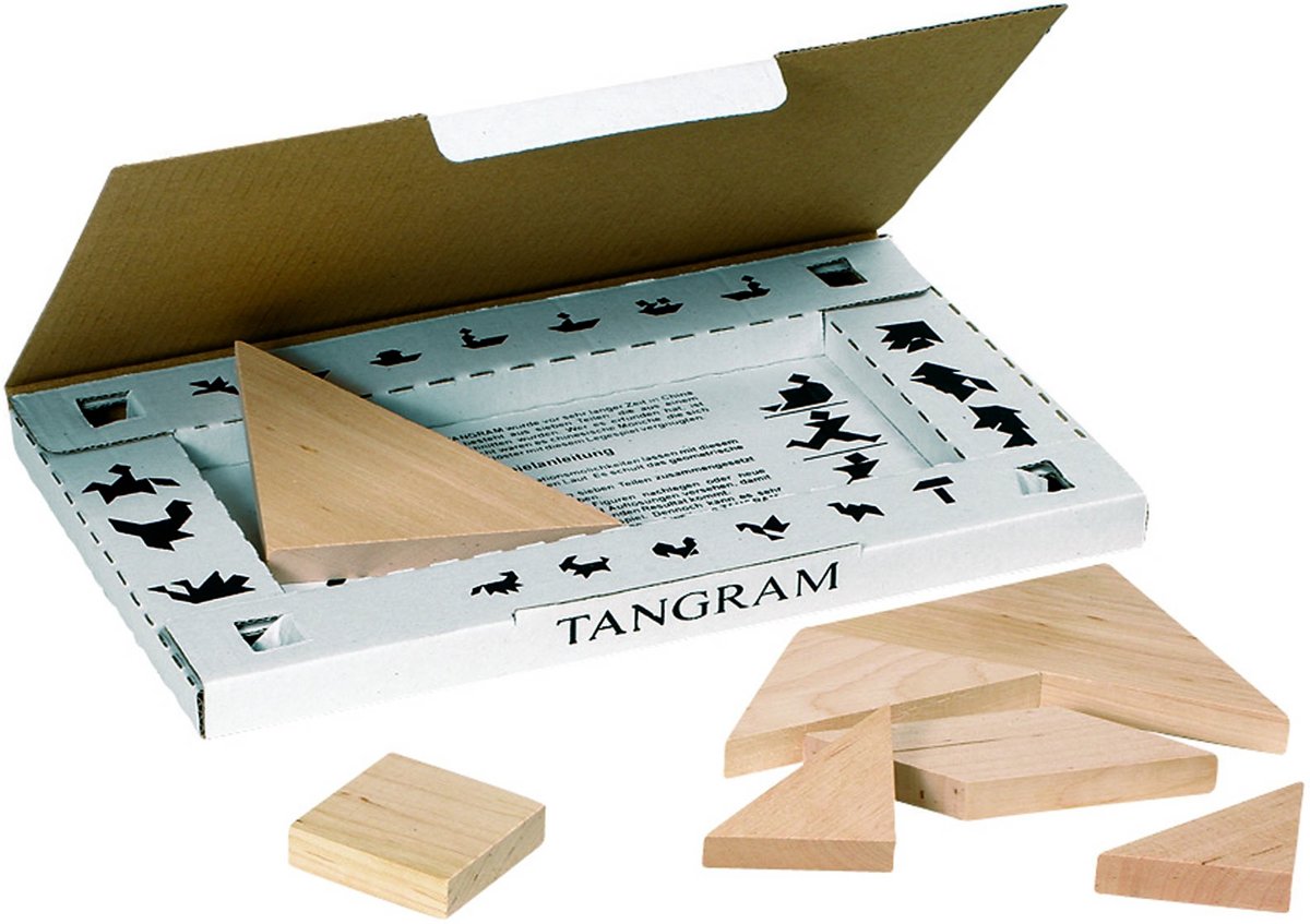   Tangram hout: 7-delig