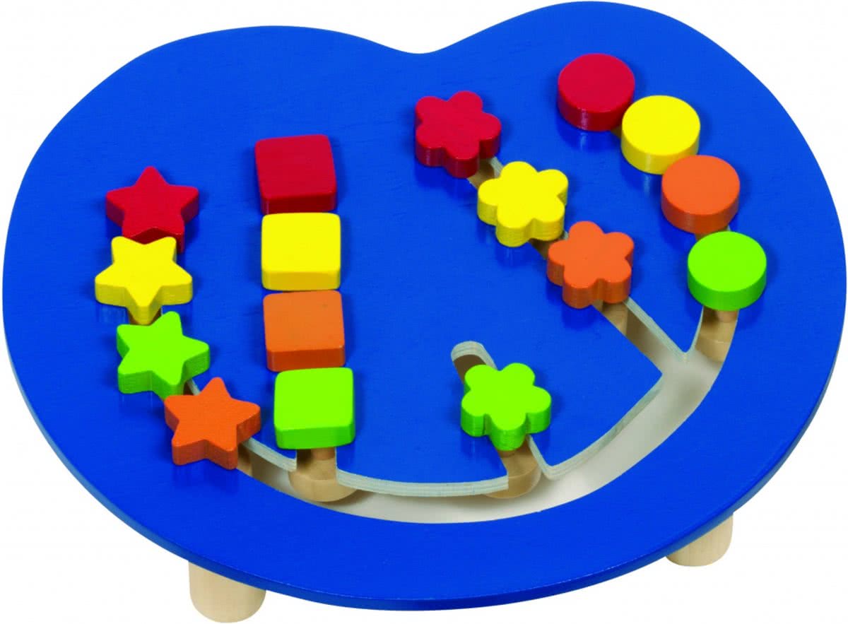 KLEURENRANGSCHIKSPEL 21x19x3cm, met 18 voorbeeldplaatjes, 4