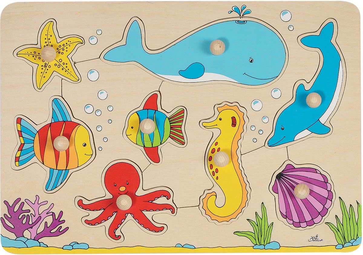 Noppenpuzzel Onderwaterwereld, 8st