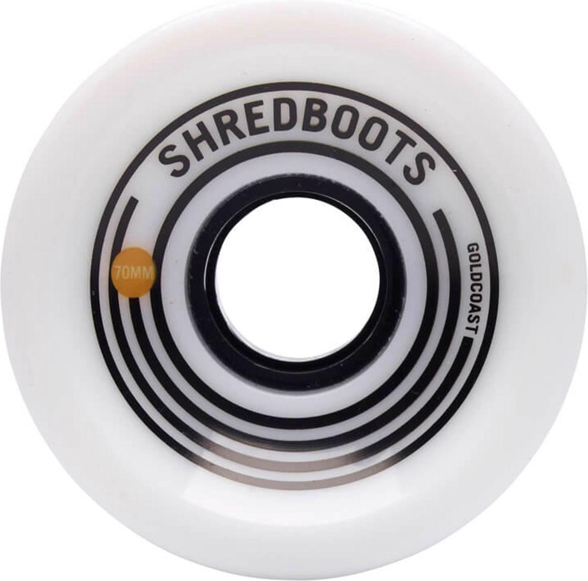 Goldcoast Shredboots 70 mm longboardwielen white