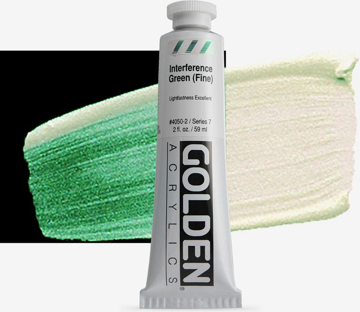 Golden Heavy Body Acrylverf Serie 7 Interference Green (Fine)