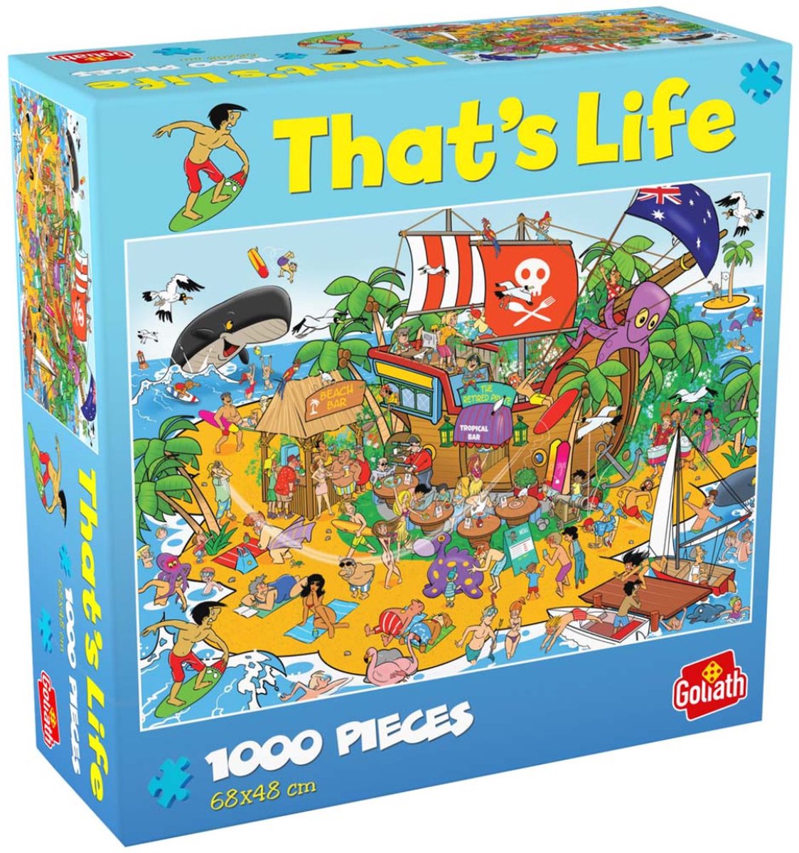 Goliath - Thats Life - Tropical Island - 1000 Stuks - 68 x 48 cm - Legpuzzel