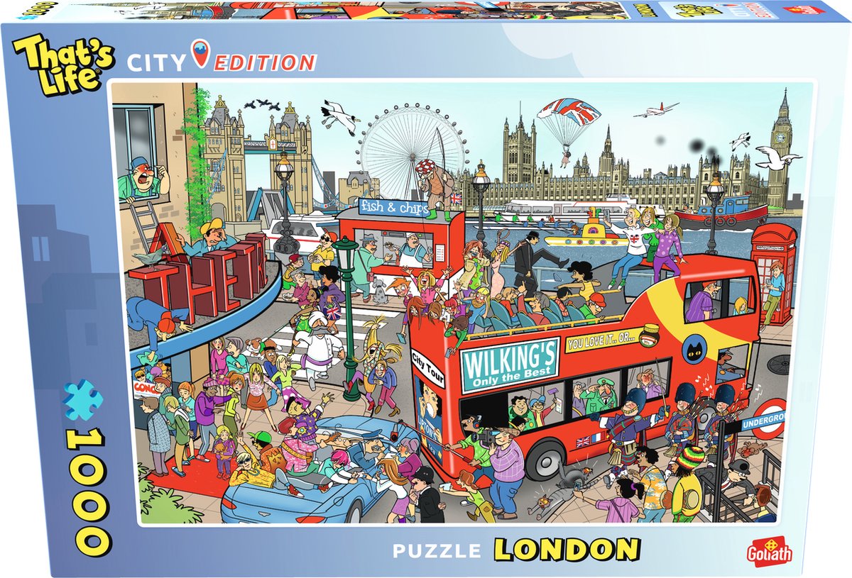 Goliath Thats Life City Edition London - 1000 Puzzelstukjes - Legpuzzel (68x48cm)