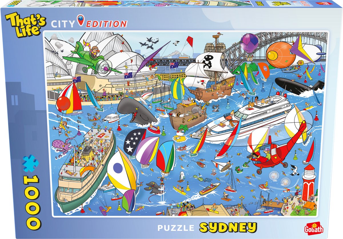 Goliath Thats Life City Edition Sydney - 1000 Puzzelstukjes - Legpuzzel (68x48cm)