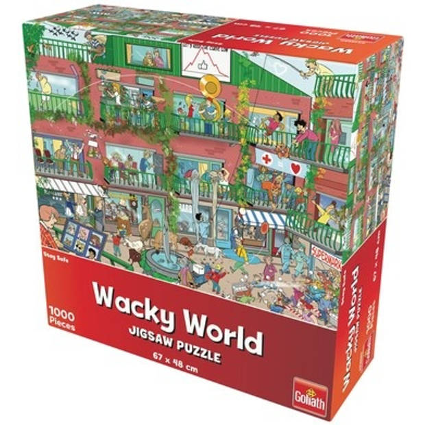 Goliath Wacky World Stay Save Puzzel 1000 stukjes